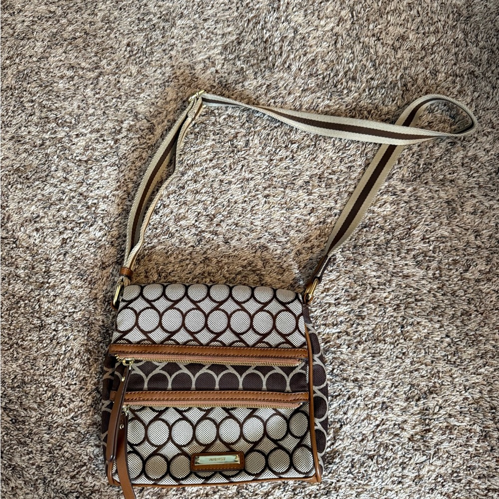 Nine West Geometric Crossbody Bag with Adjustable Strap